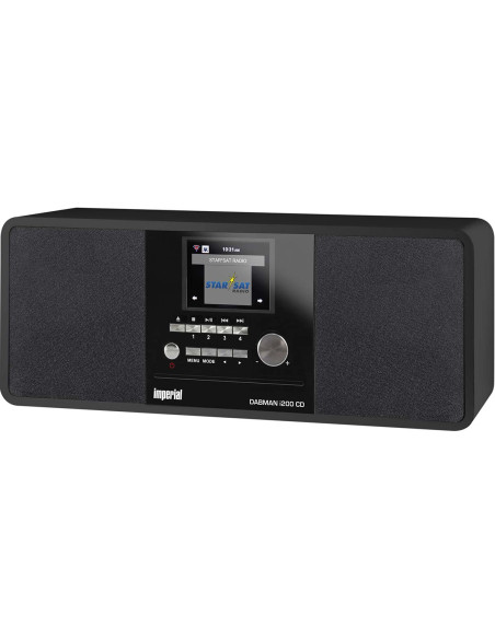 Imperial 22-236-00 DABMAN i200 CD Radio multifonctionnelle DAB+ / FM / Internet / Bluetooth Noir