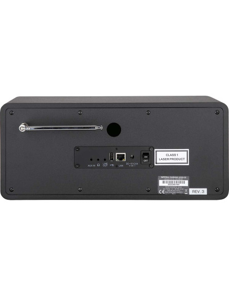 Imperial 22-236-00 DABMAN i200 CD Radio multifonctionnelle DAB+ / FM / Internet / Bluetooth Noir