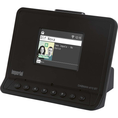 Imperial 22-239-10 DABMAN i410 BT Radio hybride compacte DAB+ / FM / Internet / Bluetooth Noir