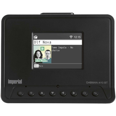 Imperial 22-239-10 DABMAN i410 BT Radio hybride compacte DAB+ / FM / Internet / Bluetooth Noir