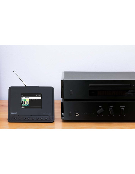 Imperial 22-239-10 DABMAN i410 BT Radio hybride compacte DAB+ / FM / Internet / Bluetooth Noir