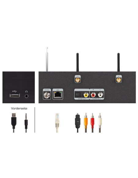 Imperial 22-253-00 DABMAN i510 BT Radio multifonctionnelle DAB+ / FM / Internet / Bluetooth Noir