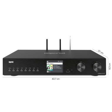 Imperial 22-253-00 DABMAN i510 BT Radio multifonctionnelle DAB+ / FM / Internet / Bluetooth Noir