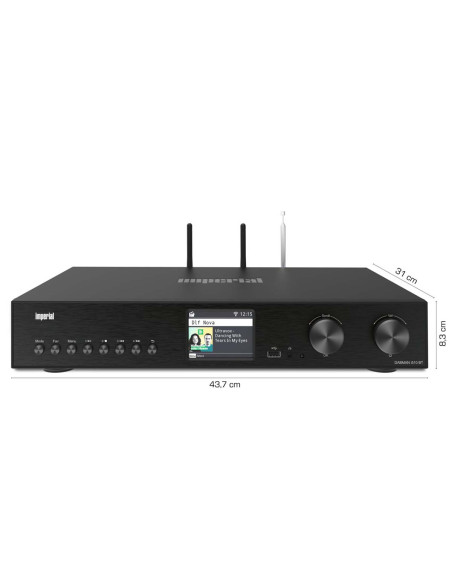 Imperial 22-253-00 DABMAN i510 BT Radio multifonctionnelle DAB+ / FM / Internet / Bluetooth Noir