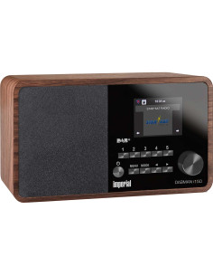 Imperial 22-260-00 DABMAN i150 Compact Hybrid Radio DAB+ / FM / Internet Wood Look