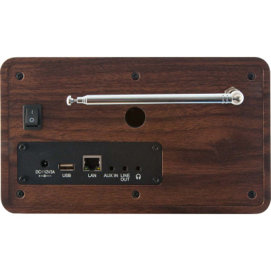 Imperial 22-260-00 DABMAN i150 Compact Hybrid Radio DAB+ / FM / Internet Wood Look