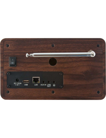 Imperial 22-260-00 DABMAN i150 Compact Hybrid Radio DAB+ / FM / Internet Wood Look
