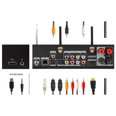Imperial 22-254-00 DABMAN i560 CD Chaîne hi-fi tout-en-un avec amplificateur et lecteur CD DAB+ / FM / Internet / Bluetooth Noi