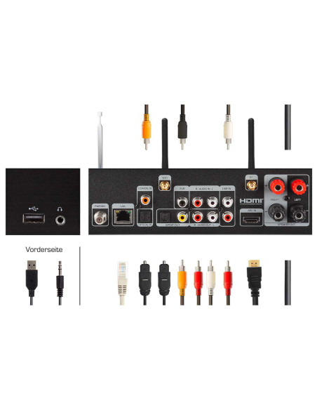 Imperial 22-254-00 DABMAN i560 CD Chaîne hi-fi tout-en-un avec amplificateur et lecteur CD DAB+ / FM / Internet / Bluetooth Noi