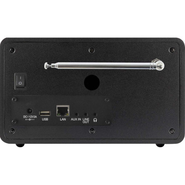 Imperial 22-261-00 DABMAN i150 Radio hybride compacte pour Internet / DAB+ / FM Noir