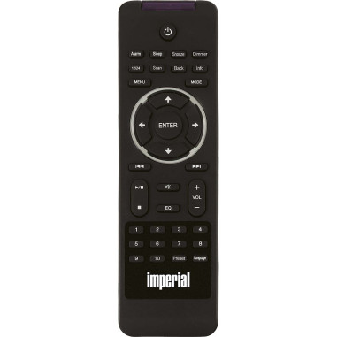 Imperial 22-261-00 DABMAN i150 Radio hybride compacte pour Internet / DAB+ / FM Noir
