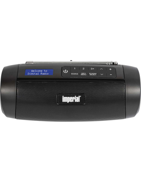 Imperial 22-316-00 DABMAN GO Radio compacte DAB+ / FM Noir