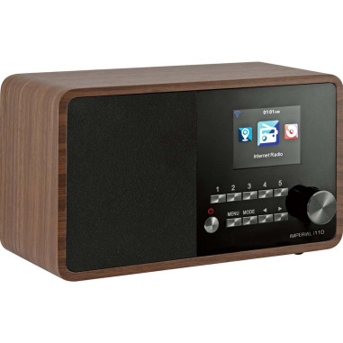 Imperial 22-320-00 i110 Radio Internet Wi-Fi avec fonction lecteur multimédia aspect bois