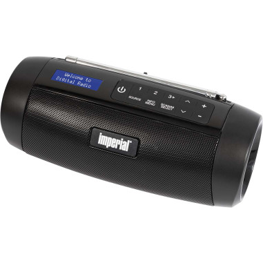 Imperial 22-316-00 DABMAN GO Radio compacte DAB+ / FM Noir