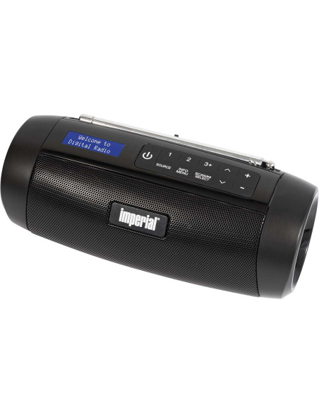 Imperial 22-316-00 DABMAN GO Radio compacte DAB+ / FM Noir
