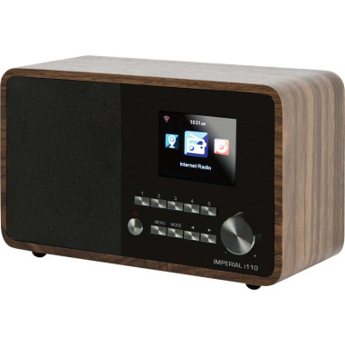 Imperial 22-320-00 i110 Radio Internet Wi-Fi avec fonction lecteur multimédia aspect bois