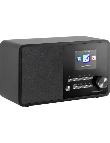 Imperial 22-321-00 i110 Radio Internet Wi-Fi avec fonction lecteur multimédia Noir