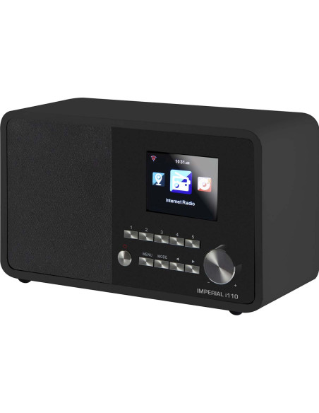 Imperial 22-321-00 i110 Radio Internet Wi-Fi avec fonction lecteur multimédia Noir