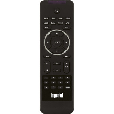 Imperial 22-321-00 i110 Radio Internet Wi-Fi avec fonction lecteur multimédia Noir