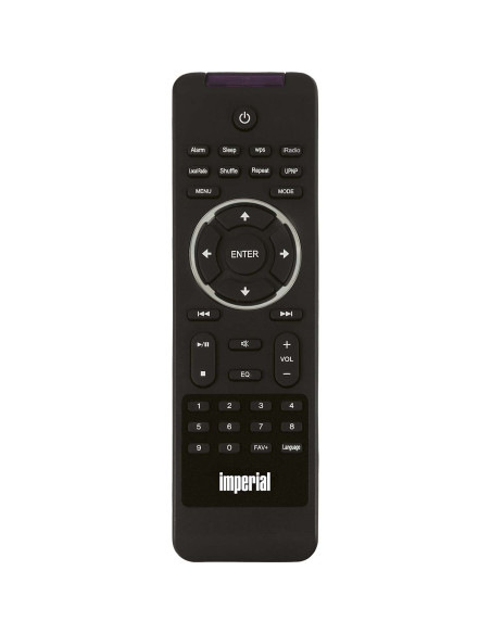 Imperial 22-321-00 i110 Radio Internet Wi-Fi avec fonction lecteur multimédia Noir