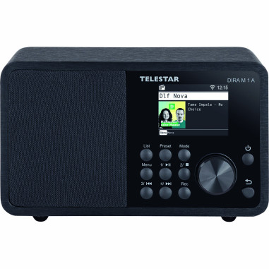 Telestar 30-012-02 DIRA M 1 A EWF Compact Mono Multifunction Radio Black