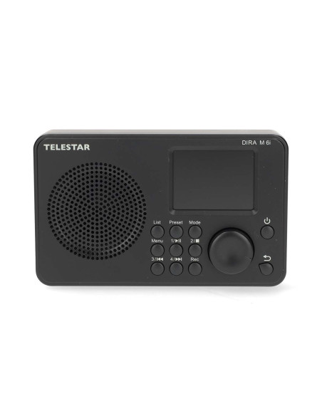 Telestar 30-016-02 DIRA M 6i Radio multifonction ultra-compacte DAB+ / FM / Internet / Bluetooth Noir