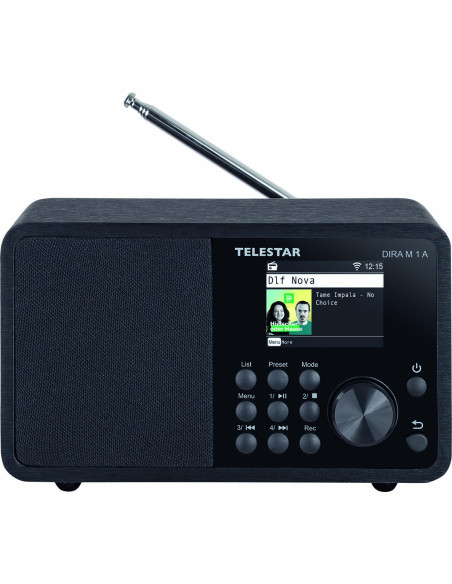 Telestar 30-012-02 DIRA M 1 A EWF Compact Mono Multifunction Radio Black
