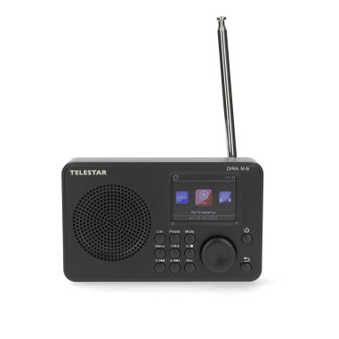 Telestar 30-016-02 DIRA M 6i Radio multifonction ultra-compacte DAB+ / FM / Internet / Bluetooth Noir