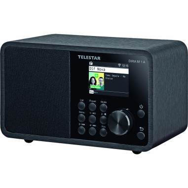 Telestar 30-012-02 DIRA M 1 A EWF Compact Mono Multifunction Radio Black