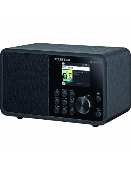 Telestar 30-012-02 DIRA M 1 A EWF Compact Mono Multifunction Radio Black