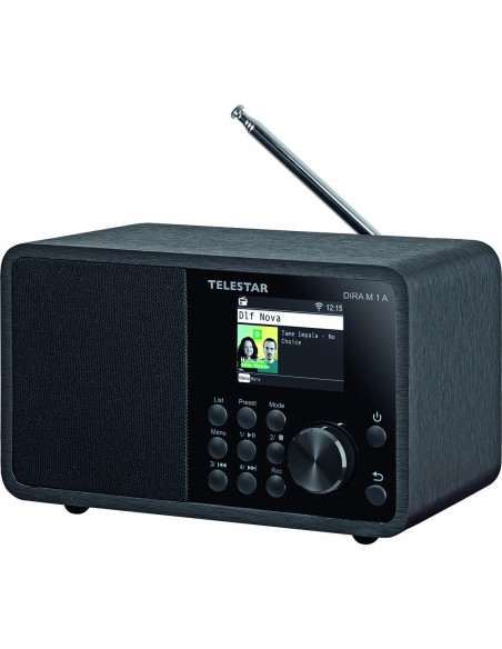 Telestar 30-012-02 DIRA M 1 A EWF Compact Mono Multifunction Radio Black