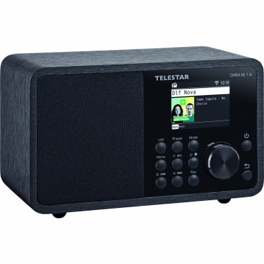 Telestar 30-012-02 DIRA M 1 A EWF Compact Mono Multifunction Radio Black