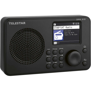 Telestar 30-016-02 DIRA M 6i Radio multifonction ultra-compacte DAB+ / FM / Internet / Bluetooth Noir