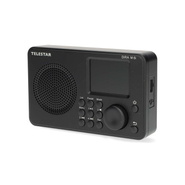 Telestar 30-016-02 DIRA M 6i Radio multifonction ultra-compacte DAB+ / FM / Internet / Bluetooth Noir