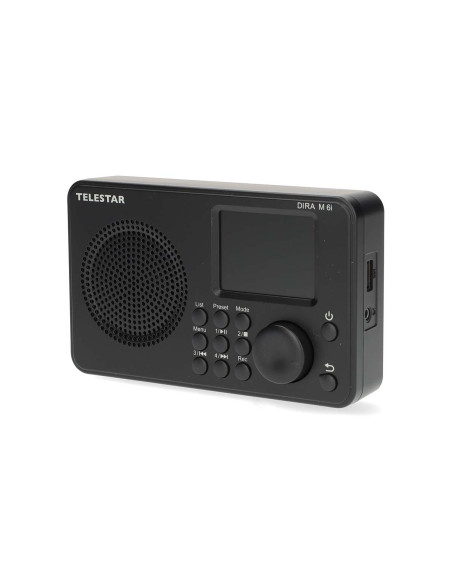 Telestar 30-016-02 DIRA M 6i Radio multifonction ultra-compacte DAB+ / FM / Internet / Bluetooth Noir