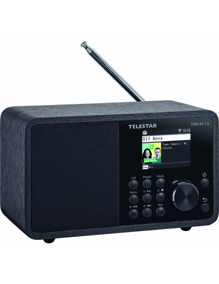Telestar 30-012-02 DIRA M 1 A EWF Compact Mono Multifunction Radio Black