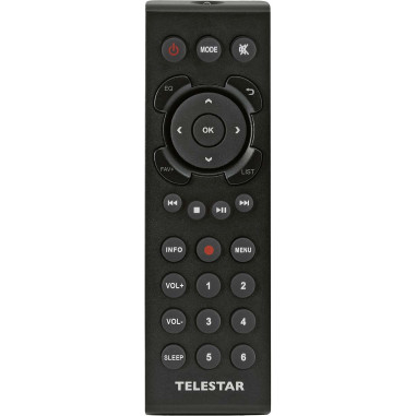 Telestar 30-011-02 DIRA M 1 A Mobile EWF Radio mono multifonction fonctionnant sur piles DAB+ / FM / Internet / Bluetooth Noir
