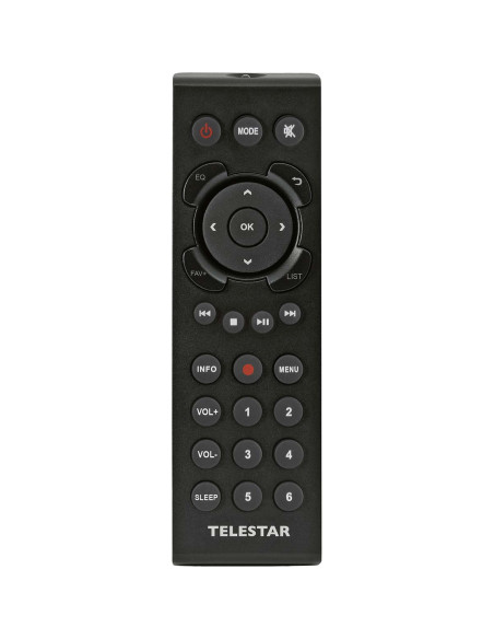 Telestar 30-011-02 DIRA M 1 A Mobile EWF Radio mono multifonction fonctionnant sur piles DAB+ / FM / Internet / Bluetooth Noir