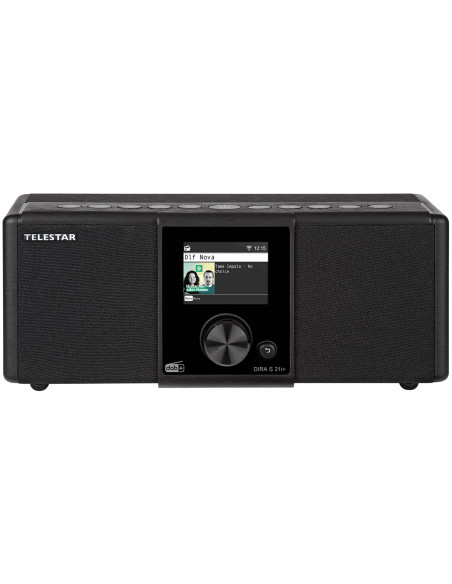 Telestar 30-221-02 DIRA S21i+ EWF Radio stéréo multifonctionnelle DAB+ / FM / Internet / Bluetooth Noir