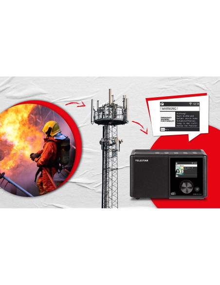 Telestar 30-111-02 DIRA M11i+ Compact Multifunction Radio EWF DAB+ / FM / Internet / Bluetooth