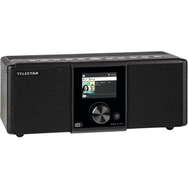 Telestar 30-221-02 DIRA S21i+ EWF Radio stéréo multifonctionnelle DAB+ / FM / Internet / Bluetooth Noir