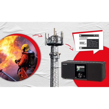 Telestar 30-221-02 DIRA S21i+ EWF Radio stéréo multifonctionnelle DAB+ / FM / Internet / Bluetooth Noir