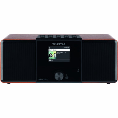Telestar 30-320-01 DIRA S32i CD EWF Radio stéréo multifonctionnelle avec lecteur CD DAB+ / FM / Internet / Bluetooth Bois