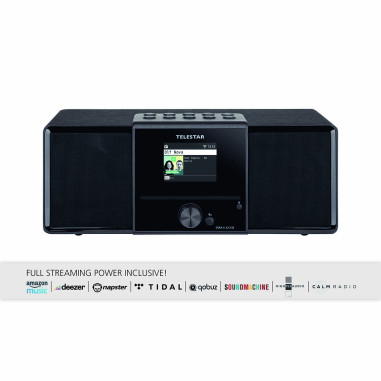 Telestar 30-320-02 DIRA S32i CD EWF Radio stéréo multifonctionnelle avec lecteur CD DAB+ / FM / Internet / Bluetooth Noir