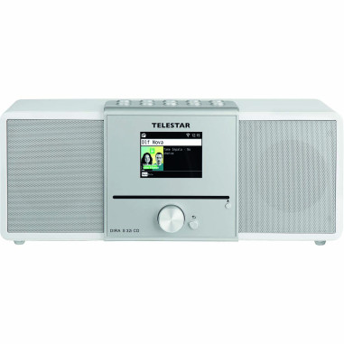 Telestar 30-320-03 DIRA S32i CD EWF Radio stéréo multifonctionnelle avec lecteur CD DAB+ / FM / Internet / Bluetooth Blanc