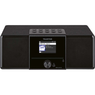Telestar 30-320-02 DIRA S32i CD EWF Radio stéréo multifonctionnelle avec lecteur CD DAB+ / FM / Internet / Bluetooth Noir