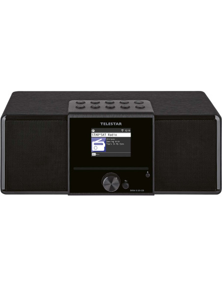 Telestar 30-320-02 DIRA S32i CD EWF Radio stéréo multifonctionnelle avec lecteur CD DAB+ / FM / Internet / Bluetooth Noir