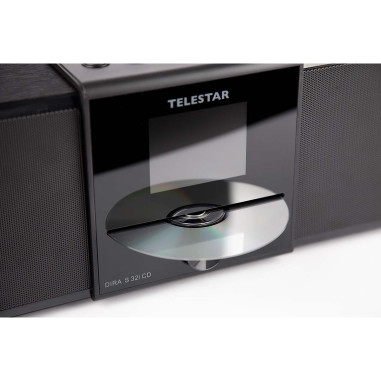 Telestar 30-320-02 DIRA S32i CD EWF Radio stéréo multifonctionnelle avec lecteur CD DAB+ / FM / Internet / Bluetooth Noir