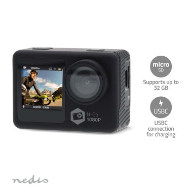 Nedis ACAM31BK Caméra d'action
