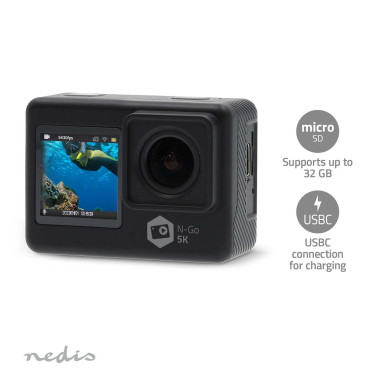 Nedis ACAM71BK Caméra d'action